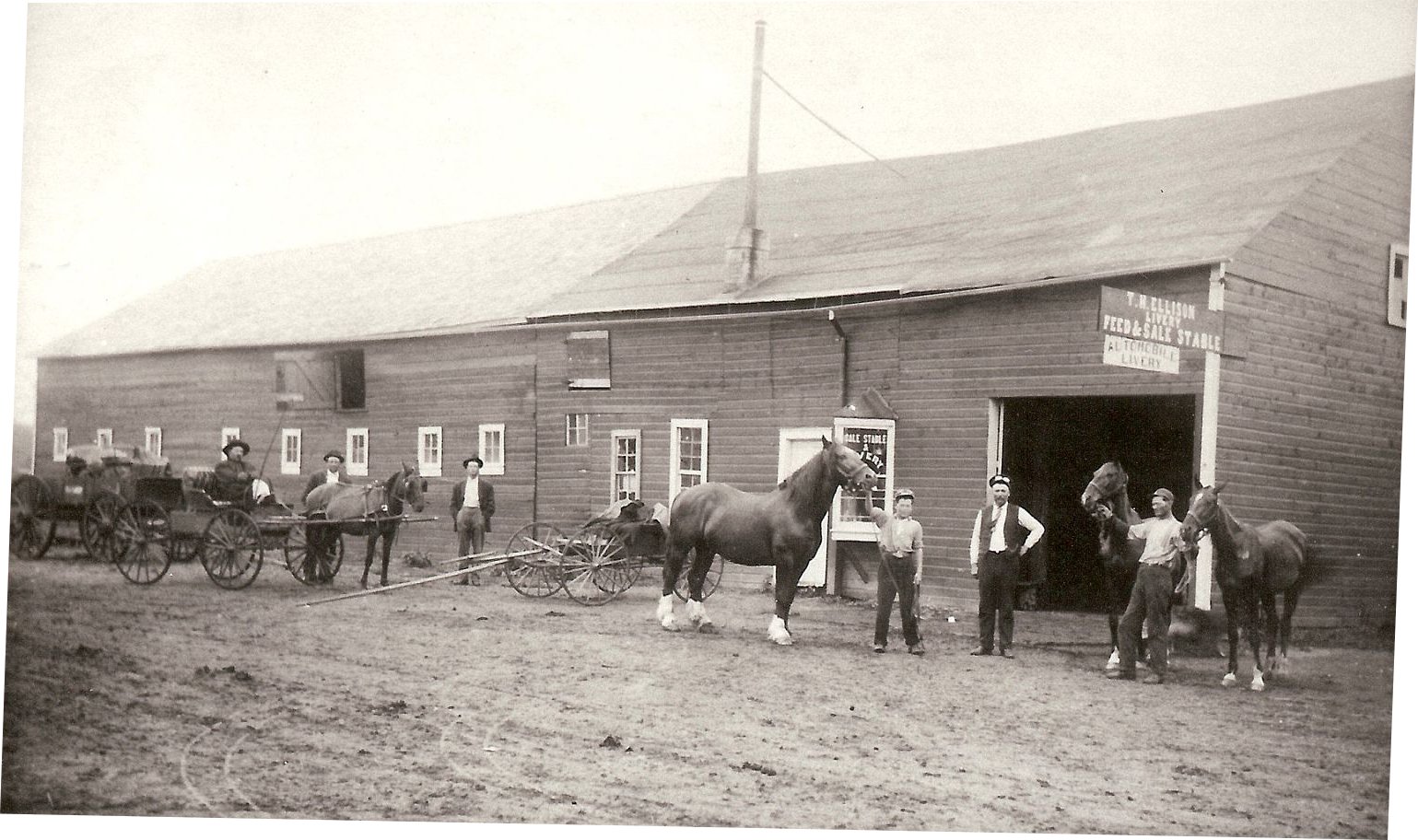 Image of Livery Stable St. John, ND  